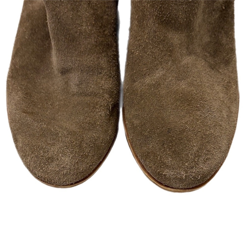 Lucky Brand Suede Ankle Booties - Brown - Picture 3 of 5